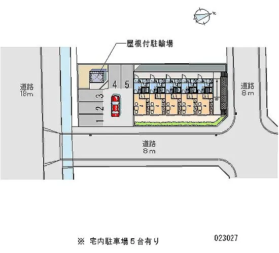札幌市北区拓北五条２丁目 月極駐車場